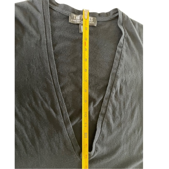 The Furies by Rilke Korff Black Maxi Dress Deep V-Neck Medium - Picture 8 of 10